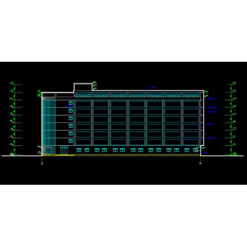 8层综合办公楼建筑面积8400㎡（含计算书，建筑、结构图，施组）毕业设计