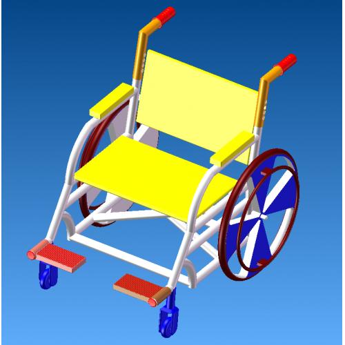 助障轮椅设计模型（SolidWorks）