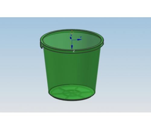 塑料垃圾桶注塑模具设计（设计说明书54页+9张CAD图纸+UG三维图+stp三维通用格式）