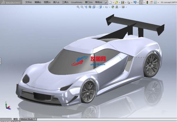 豪华跑车3D图纸(Rhino设计)