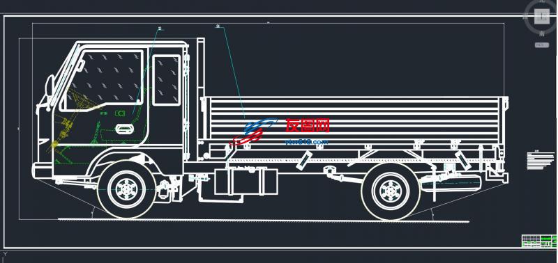 轻型载货汽车设计（底盘设计）（论文+CAD图纸……）