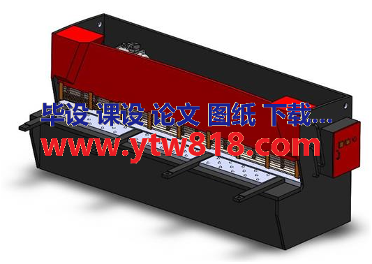 QC12Y-8X3200 液压剪板机（solidworks+step)