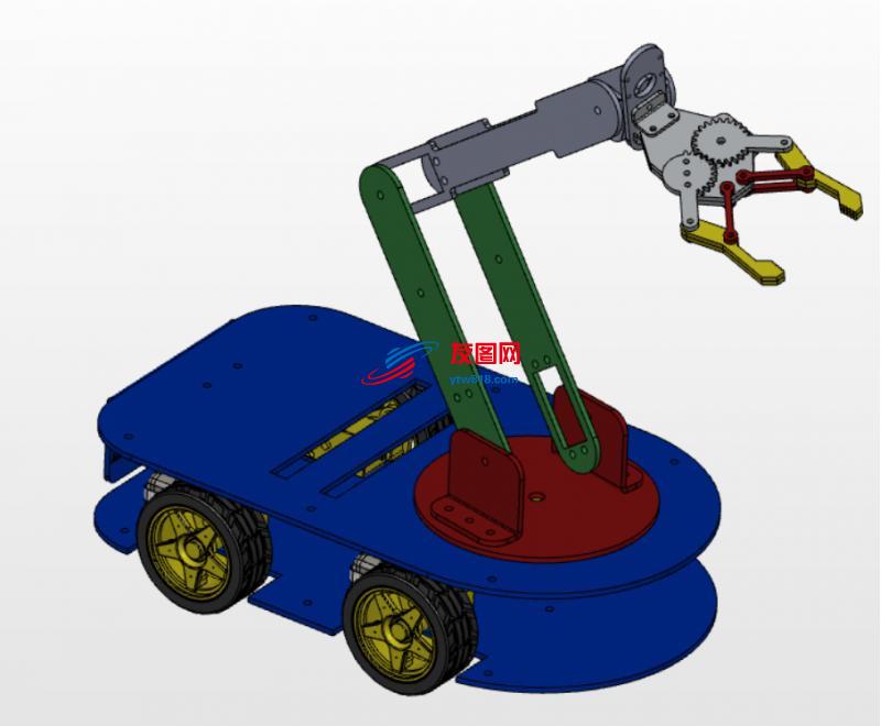 轮式驱动机械臂机器人SW2016