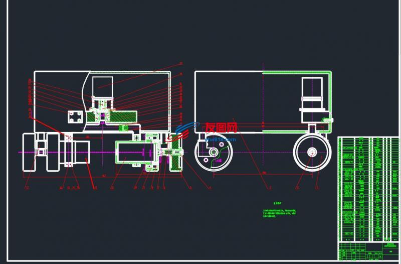 轮式移动机器人结构设计（论文+CAD图纸+任务书+文献翻译）