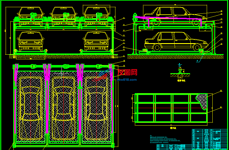 自动立体车库(CAD)