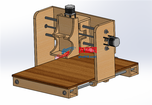 机床-PCB雕刻机设计模型22