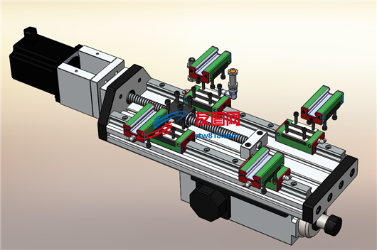 CNC数控机床Z传动轴部装图