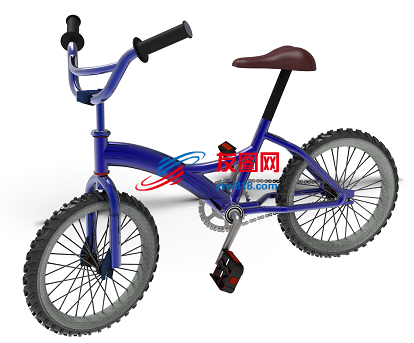 Bicycle-152儿童小型自行车模型3D图纸 Solidworks设计