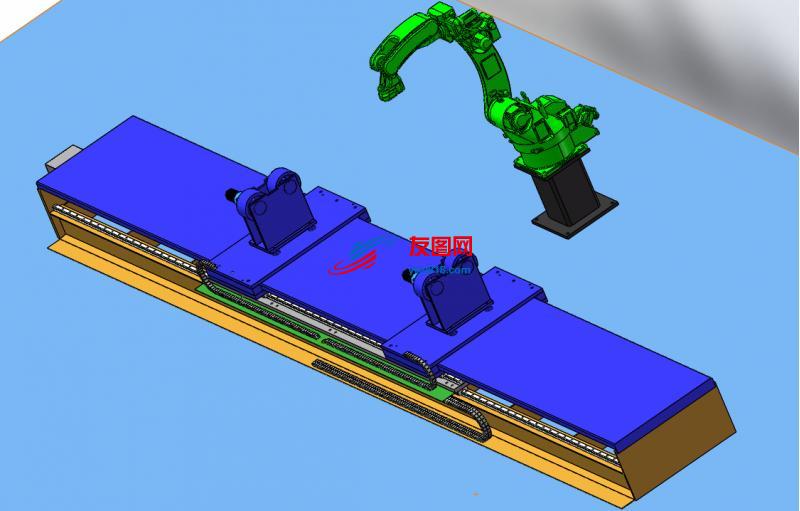 自动焊接机器人与自动焊接联动平台(X_T)
