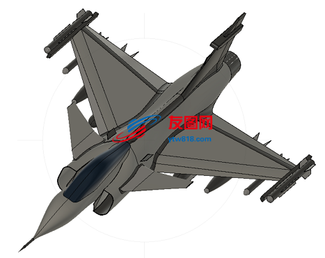 Gripen Fighter Jet战斗机模型3D图纸 STEP格式
