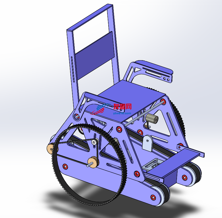 电动轮椅模型样图