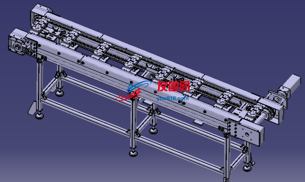 conveyor-292输送机3D数模图纸 STP格式