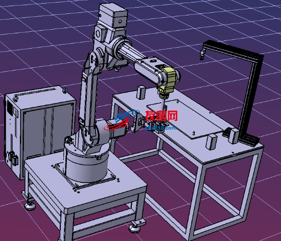 检测打印机是否可以被连接到计算机设备3D数模图纸 Solidworks设计