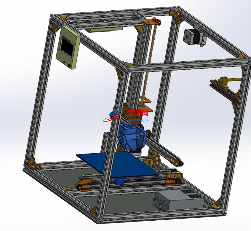 3D打印机模型图3D设计
