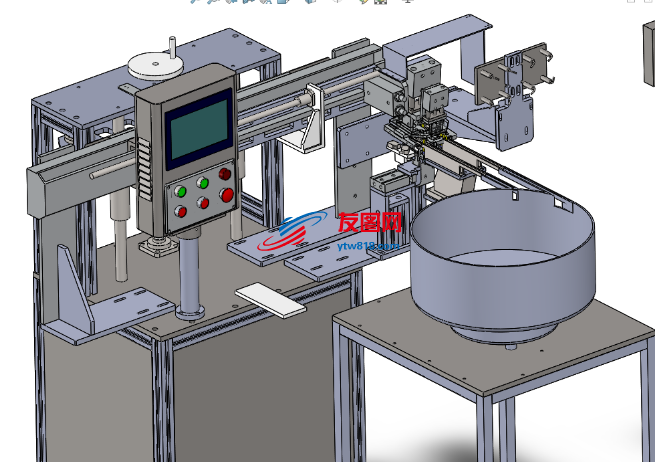 机械手螺丝植入机3D数模图纸 Solidworks设计
