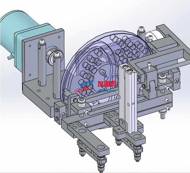 凸轮式吸盘移动机械手3D数模图纸 Solidworks设计