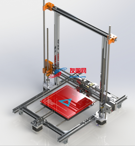 3d Printer 3D打印机三维数模图纸 Solidworks设计