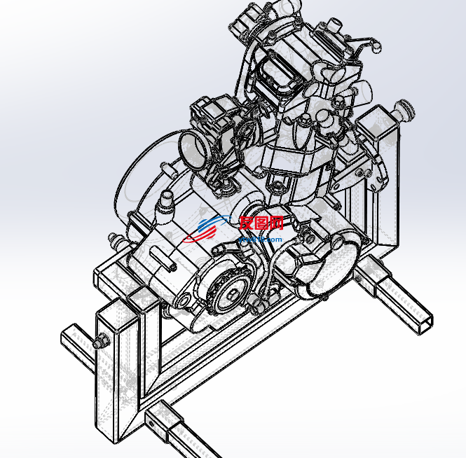 KTM LC4发动机支架