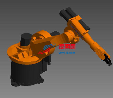 kuka 库卡 kr6机器人外壳模型3D图纸  Inventor2015设计