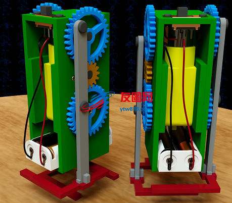 迷你步行机器人模型3D图 多种格式