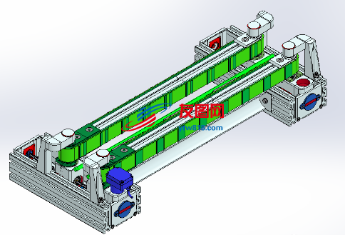 垂直输送机3D数模图纸 Solidworks设计