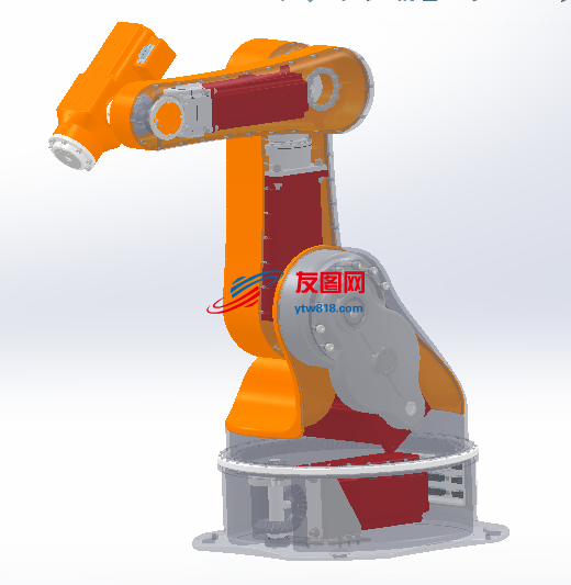 5轴工业机器人 solidworks设计