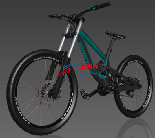自行车3D数模图纸 STP格式