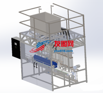 石油灌装机3D图纸 Solidworks设计