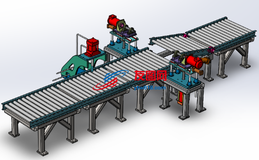 spe自动调速输送机3D数模图纸 Solidworks设计