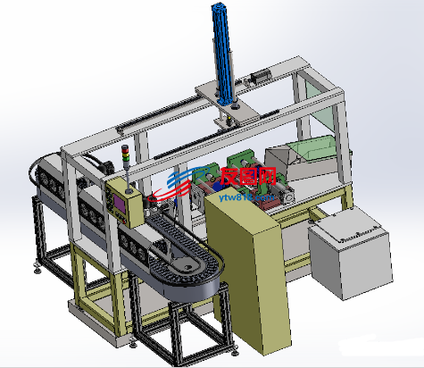 汽车发动机缸体气密性检测机3D图纸 Solidworks设计
