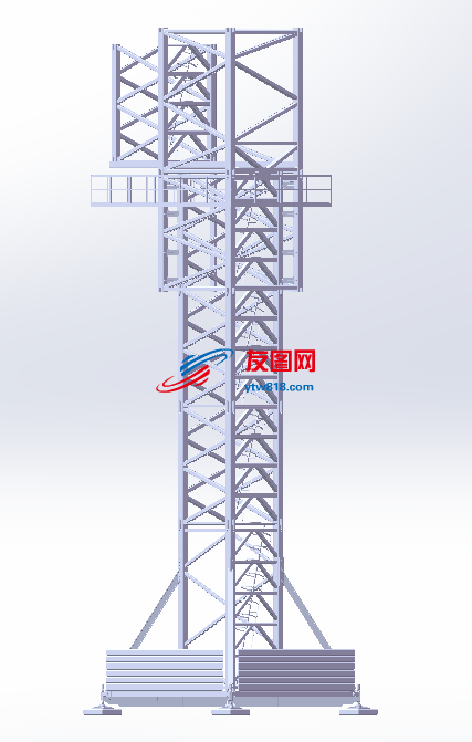 钢结构塔式起重机设计模型