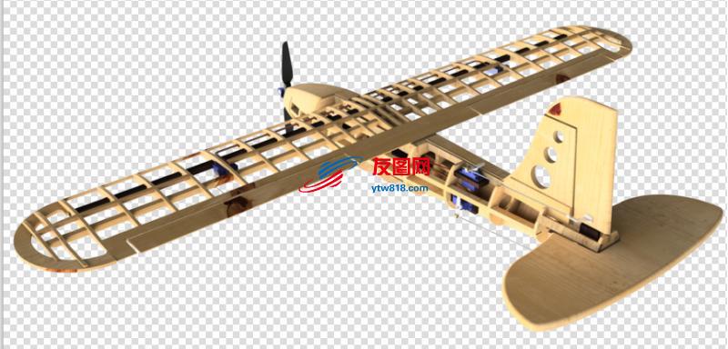 小型飞机框架结构3D图纸 STP格式