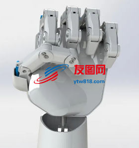 仿生机械臂机械手掌模型3D图纸 Solidworks设计
