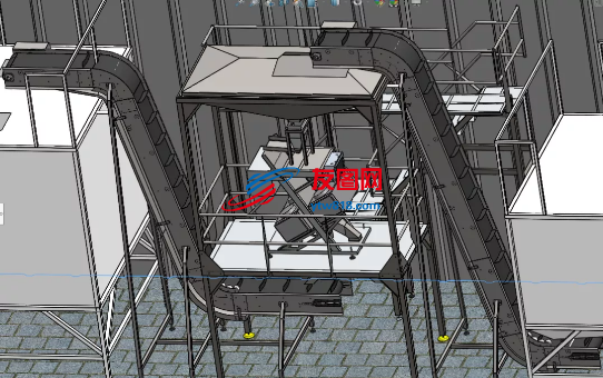 输送带式光学筛选机3D图纸 Solidworks设计