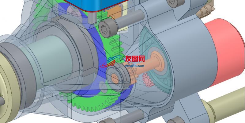 航模发动机3D数模图纸 STP格式