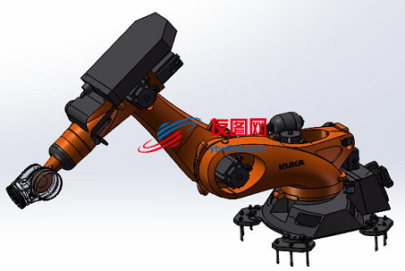 工业机器人3D数模图纸 Solidworks设计