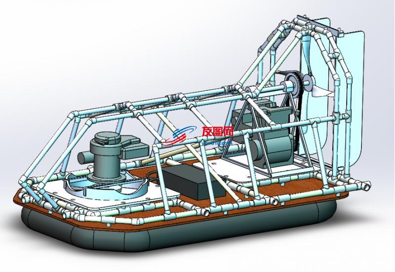 海区气垫船模型