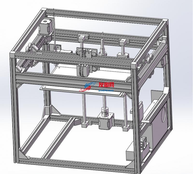 3D打印机机械结构框架三维套图