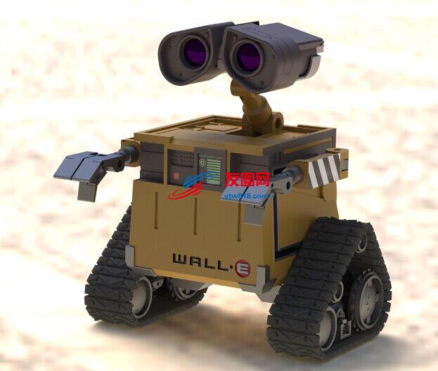 Wall-E瓦力机器人3D图纸