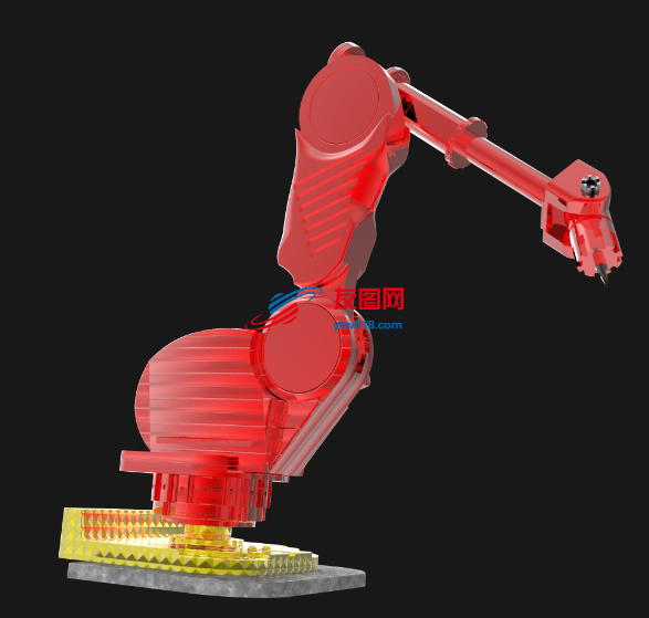 搅拌摩擦焊接机器人外壳模型3D图纸