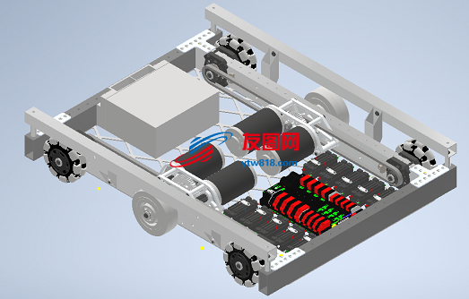 机器人车底盘3D图纸 STP格式