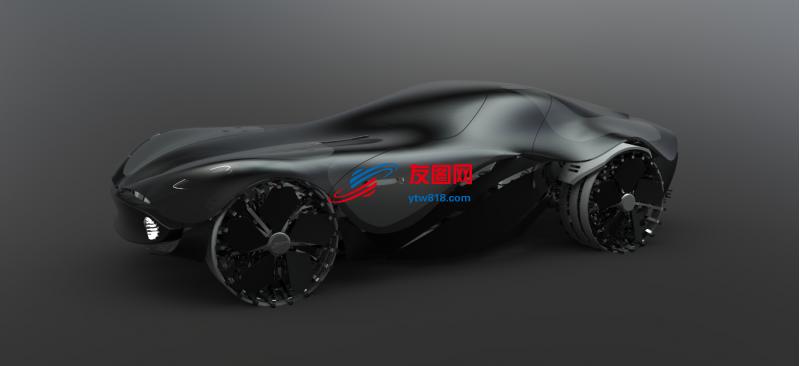 阿斯顿・马丁(AstonMartin)豪华轿车概念模型3D图纸