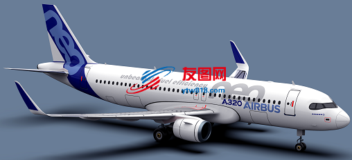 空客a320neo飞机模型3D图纸 STEP格式