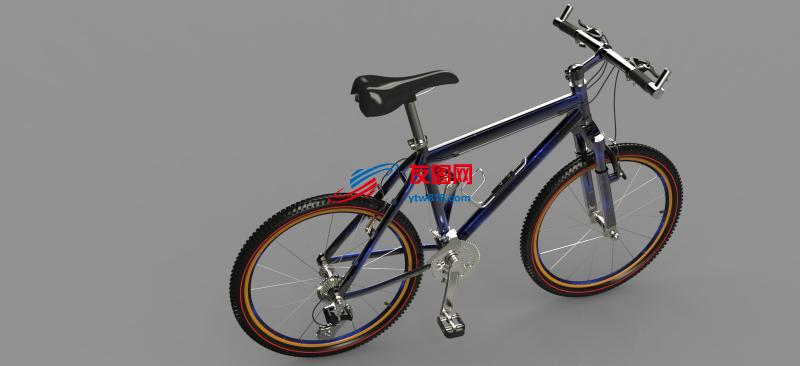 自行车3D模型三维图纸