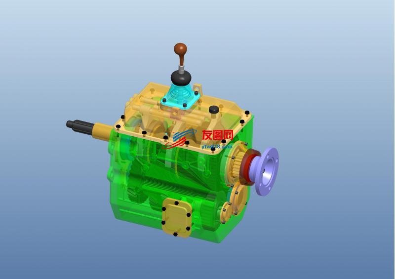 汽车变速箱（手动变速箱）3D模型