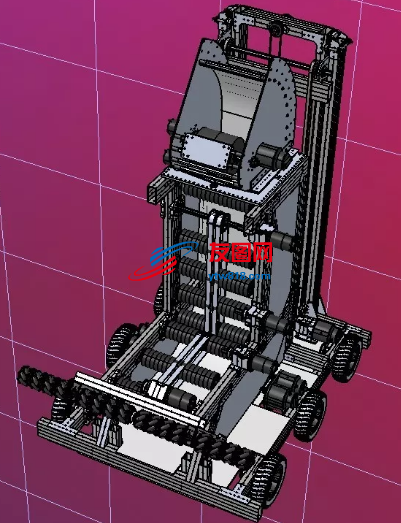 机器人车3D图纸 STEP格式