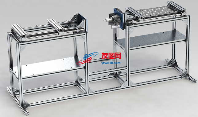 台架试验牵引电动机3D数模图纸 STEP格式