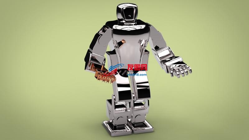 RoboSavvy人形机器人模型3D图纸