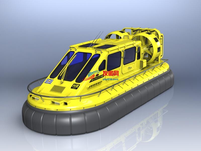 气垫船模型三维图