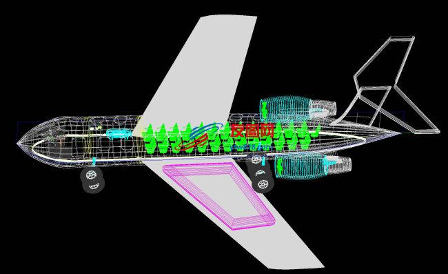 飞机CAD三维图